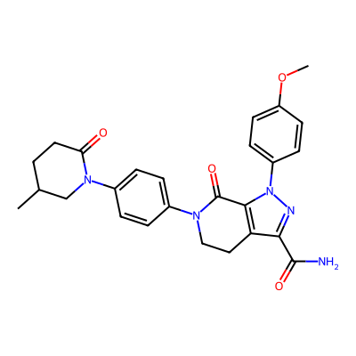 Chemical structure of Apixaban Impurity 4