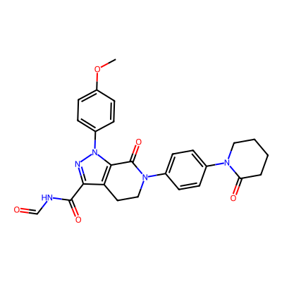 Chemical structure of Apixaban Related Compound D