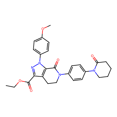 Chemical structure of Apixaban EA-Ester