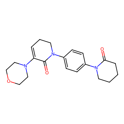Chemical structure of Apixaban SM 01