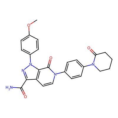 Chemical structure of Apixaban Dehydro Impurity