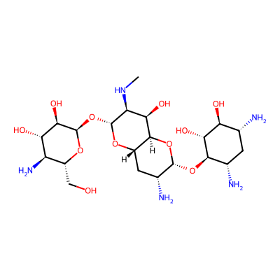 Chemical structure of Apramycin