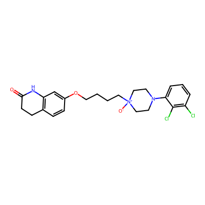 Chemical structure of Aripiprazole N-Oxide