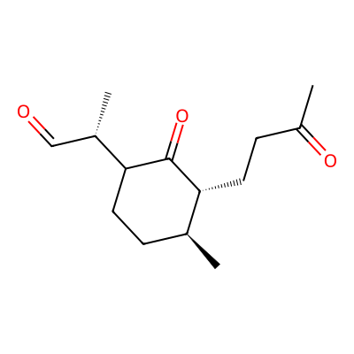 Chemical structure of Artemether EP Tricarbonyl Impurity