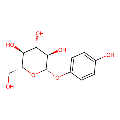 Chemical structure of Arbutin