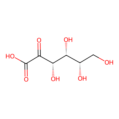 Chemical structure of L-Xylo-2-Hexulosonic Acid