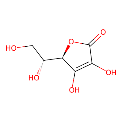 Chemical structure of D-Isoascorbic acid