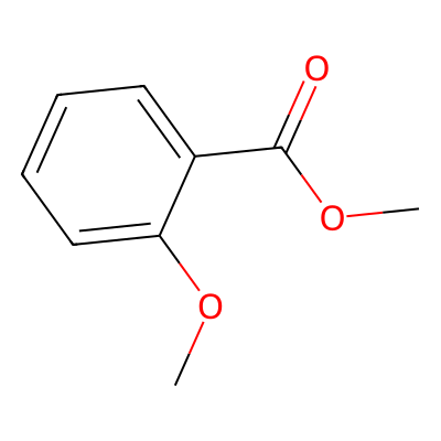 Chemical structure of Methyl 2-Methoxy Benzoate