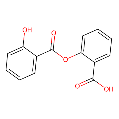 Chemical structure of Aspirin EP Impurity E