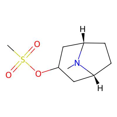 Chemical structure of Tropine Methanesulfonate Impurity