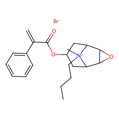 Chemical structure of Hyoscine Butylbromide - Impurity G
