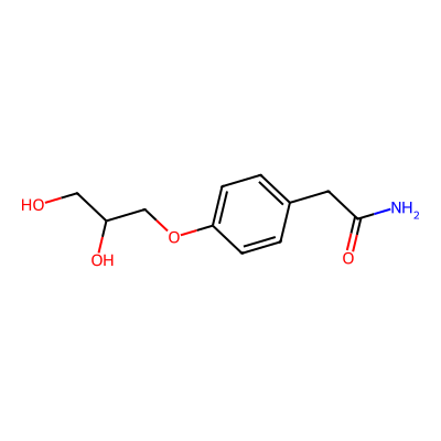 Chemical structure of Atenolol EP Impurity B