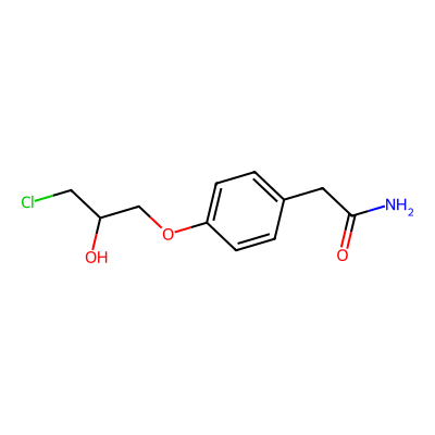 Chemical structure of Atenolol EP Impurity D