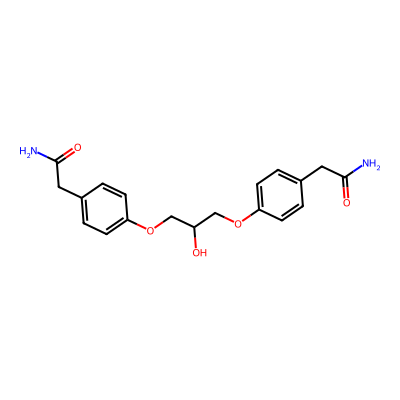 Chemical structure of Atenolol EP Impurity E