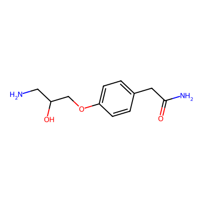 Chemical structure of Atenolol EP Impurity J