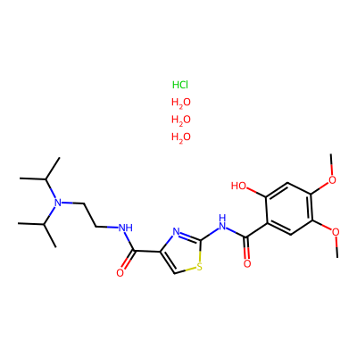 Chemical structure of Acotiamide Hydrochloride