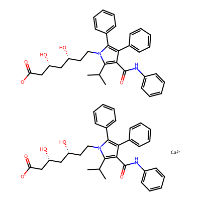 Chemical structure of Atorvastatin USP Related Compound A