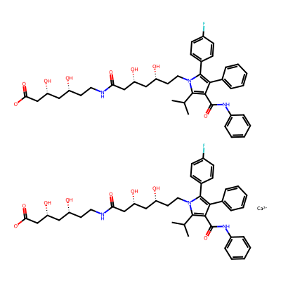 Chemical structure of Atorvastatin Impurity F(Calcium Salt)