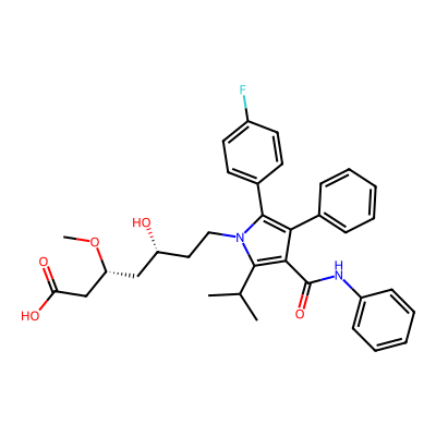 Chemical structure of Atorvastatin Impurity G