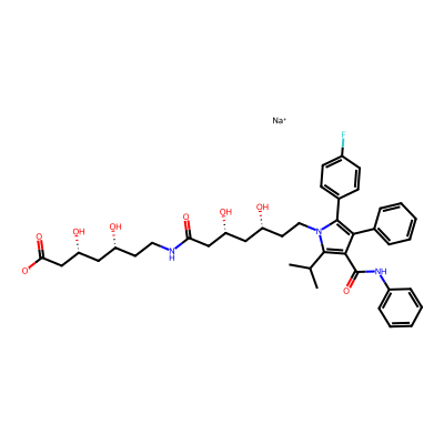 Chemical structure of Atorvastatin EP Impurity F Sodium salt
