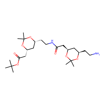 Chemical structure of Atorvastatin Diamino Impurity