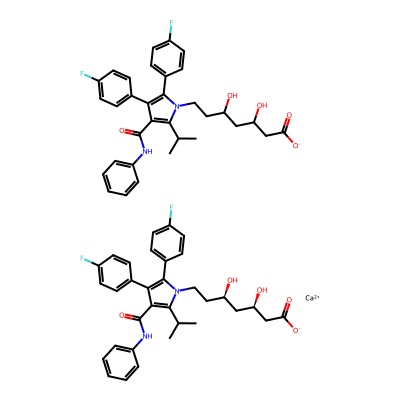 Chemical structure of Atorvastatin Related Compound C