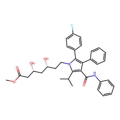 Chemical structure of Atorvastatin Methyl Ester