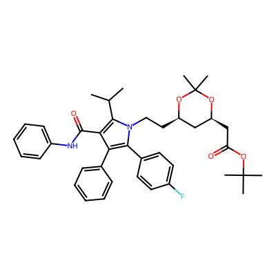 Chemical structure of Atorvastatin Acid Impurity I