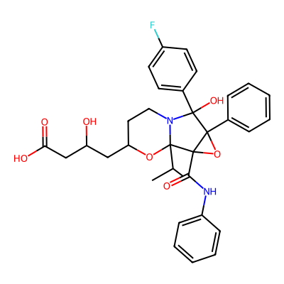 Chemical structure of Atorvastatin epoxy pyrrolooxazin 6-hydroxy analog
