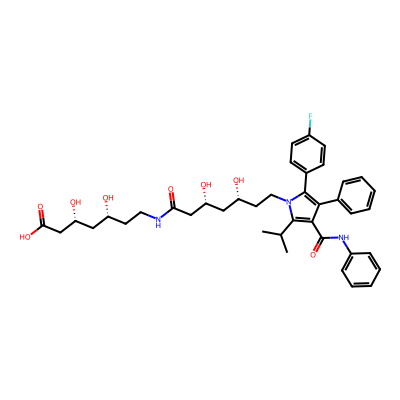 Chemical structure of Atorvastatin Diamino Impurity