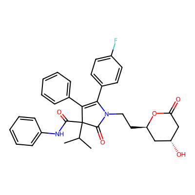 Chemical structure of Atorvastatin pyrrolidone lactone