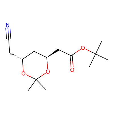 Chemical structure of Atorvastatin Acetonide t-Butyl Ester Side Chain (4S,6R)-Isomer