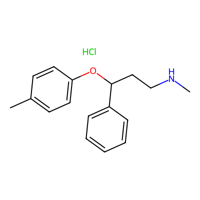 Chemical structure of Atomoxetine USP Related Compound C