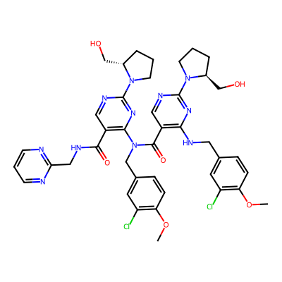 Chemical structure of Avanafil Dimer Impurity Standard
