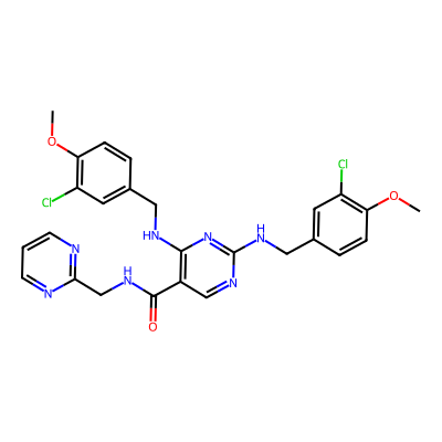 Chemical structure of Avanafil Diamine Impurity Standard