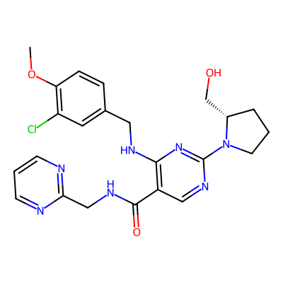Chemical structure of Avanafil Diamine Impurity