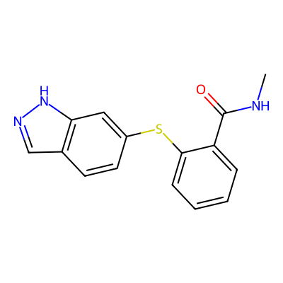 Chemical structure of Axitinib Impurity B
