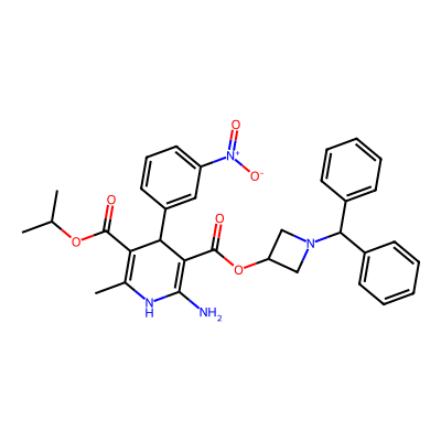 Chemical structure of Azelnidipine