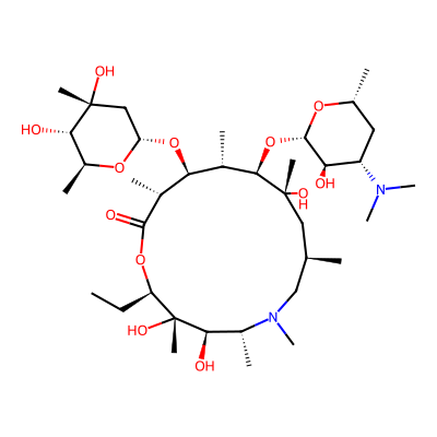 Chemical structure of Azithromycin EP Impurity C