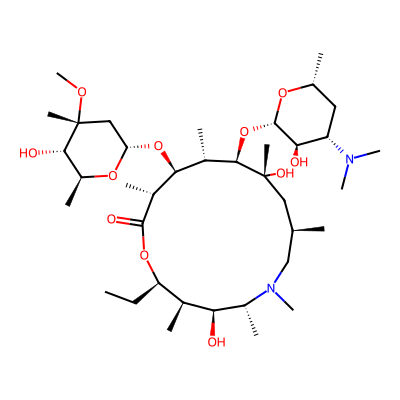 Chemical structure of Azithromycin EP Impurity B