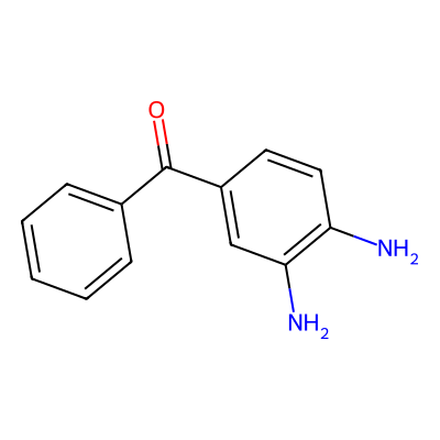 Chemical structure of 3,4-Diaminobenzophenone