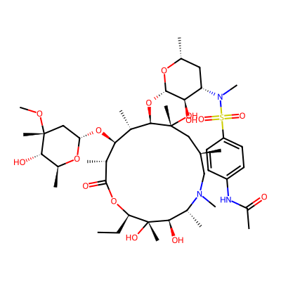 Chemical structure of Azithromycin EP Impurity H
