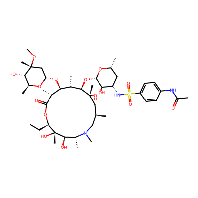 Chemical structure of Azithromycin EP Impurity Q