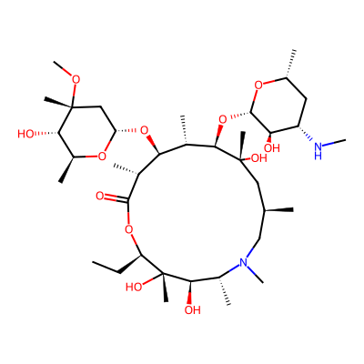 Chemical structure of Azithromycin EP Impurity I