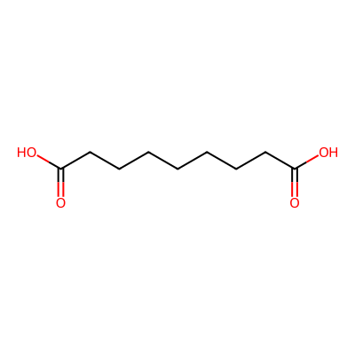 Chemical structure of Azelaic Acid