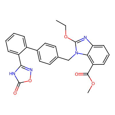 Chemical structure of Azilsartan Medoxomil Ester Impurity