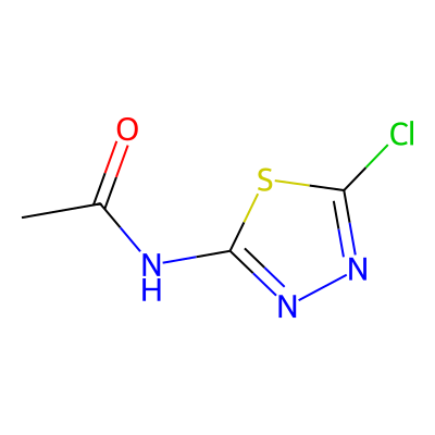 Chemical structure of Acetazolamide EP Impurity A