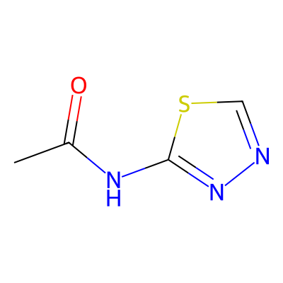 Chemical structure of Acetazolamide EP Impurity B