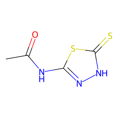 Chemical structure of Acetazolamide Impurity C