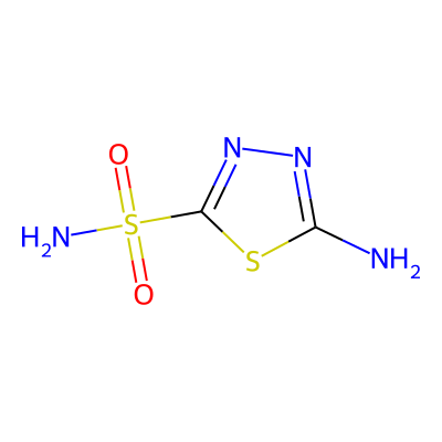 Chemical structure of Acetazolamide EP Impurity D